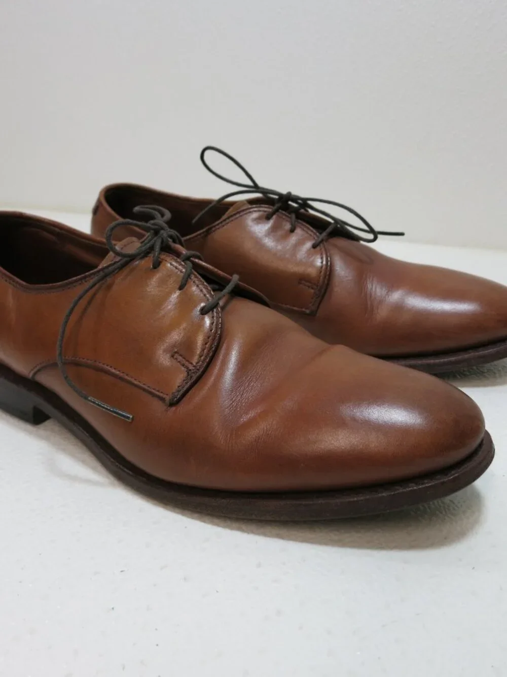 Allen Edmonds Kenilworth Oil Tanned Full Cut Leather Dress Oxfords Shoes Men 7 D